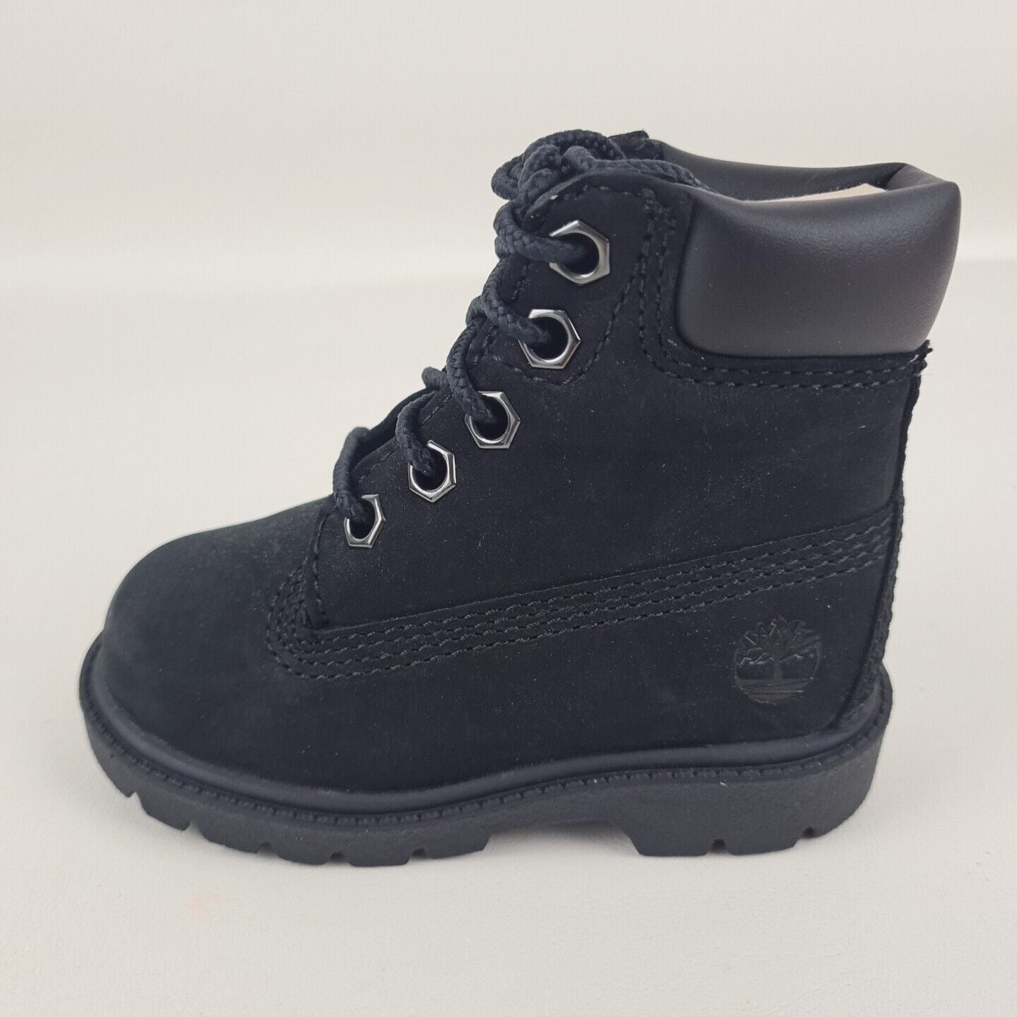 Timberland 6 IN Classic Waterproof Toddler Boots 010810 001 Black Nubuck Sz 5