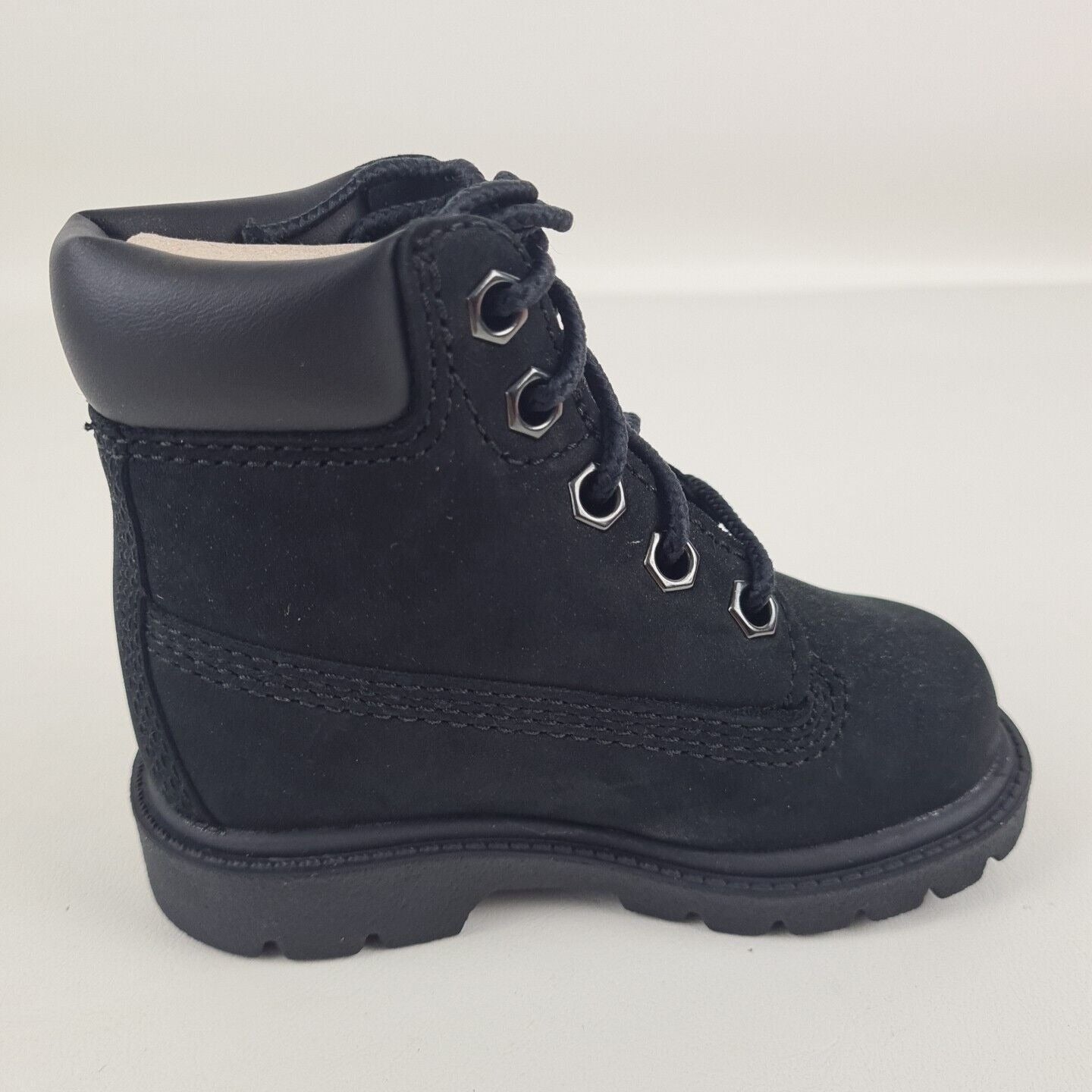 Timberland 6 IN Classic Waterproof Toddler Boots 010810 001 Black Nubuck Sz 5