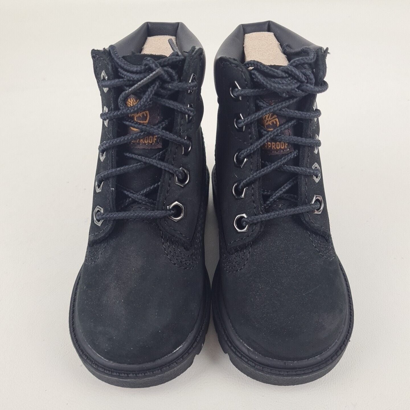 Timberland 6 IN Classic Waterproof Toddler Boots 010810 001 Black Nubuck Sz 5