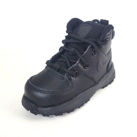 Nike Manoa Leather Boots BQ5374 001 Toddler Athletic Black Shoes Size 7 C