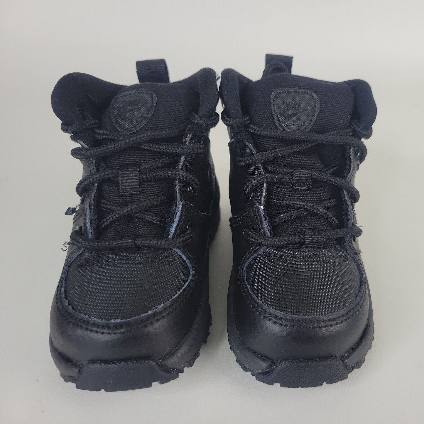 Nike Manoa Leather Boots BQ5374 001 Toddler Athletic Black Shoes Size 7 C