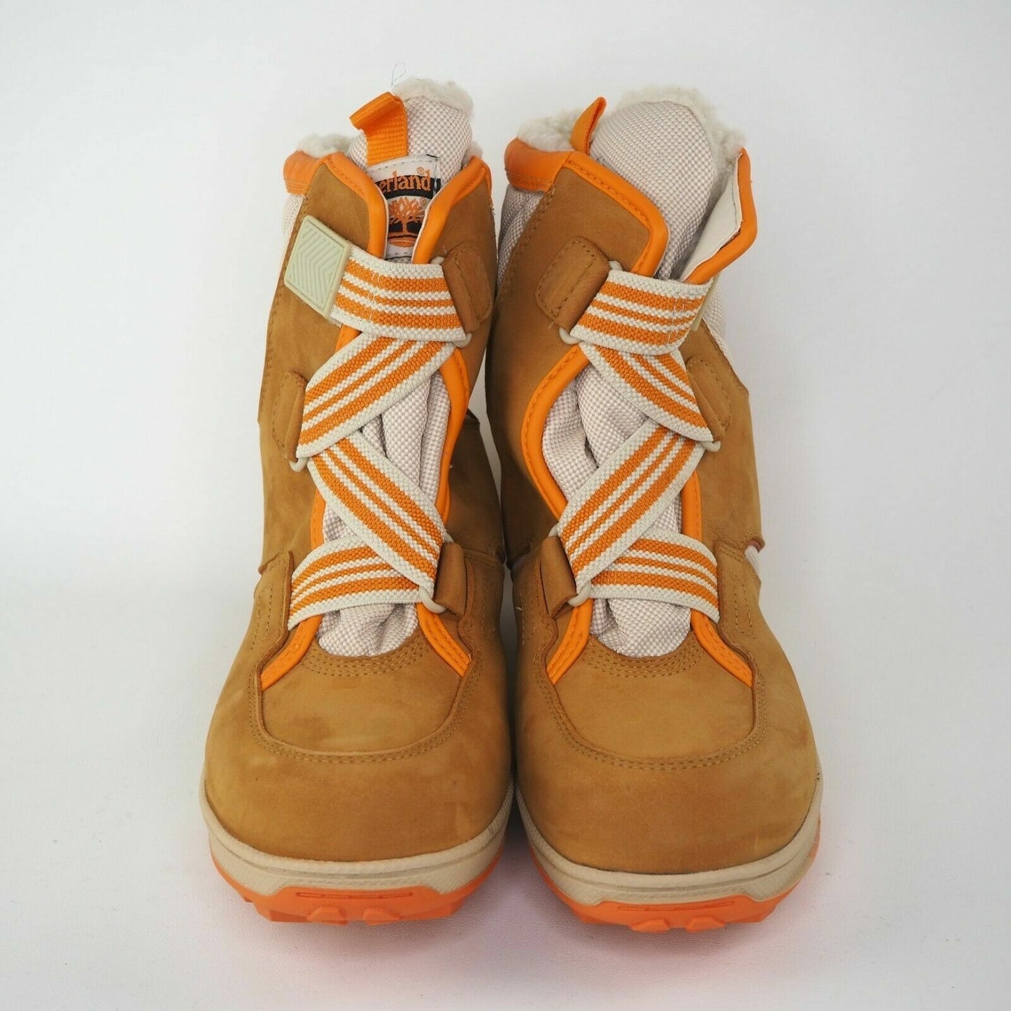 Timberland Snow Stomper XTRM Boys Boots 36949 Outdoors Wheat Leather Hiking Sz 6