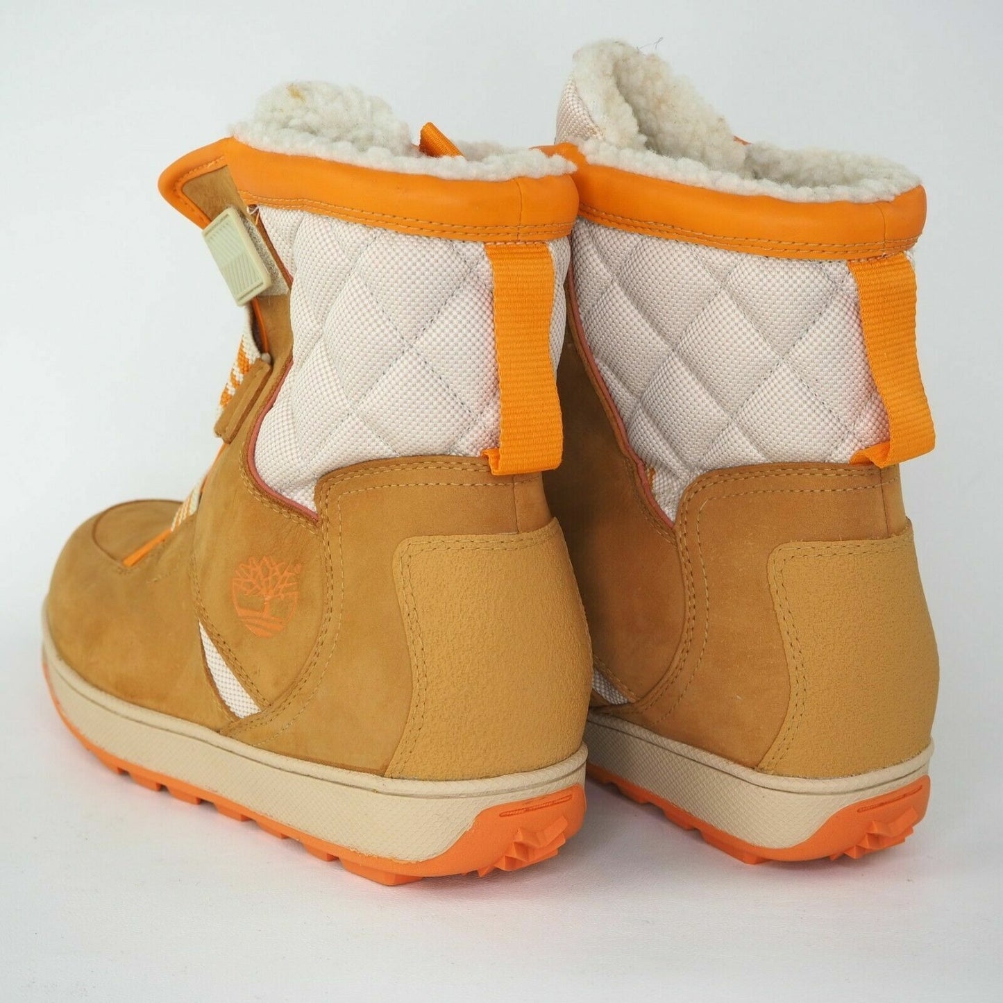 Timberland Snow Stomper XTRM Boys Boots 36949 Outdoors Wheat Leather Hiking Sz 6