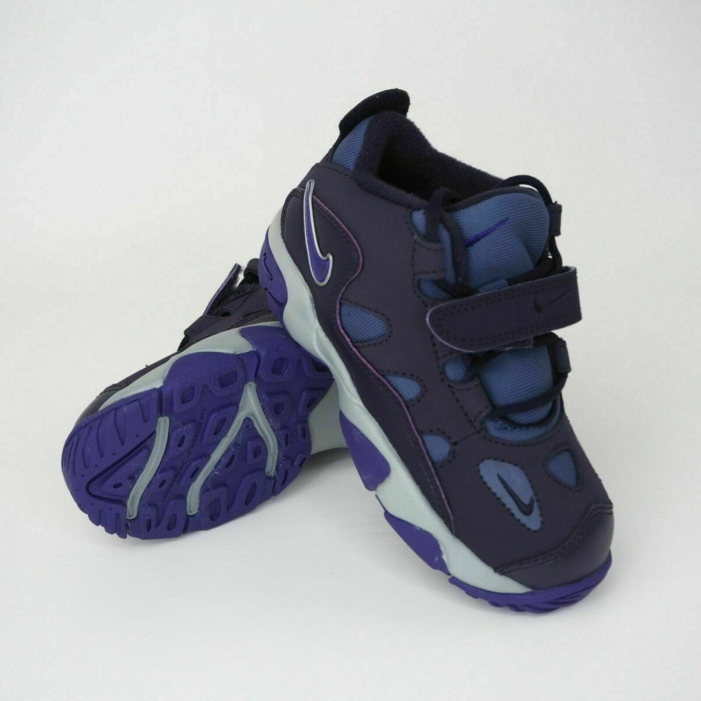 Nike Turf Raider TD 599815 500 Toddler Shoes Purple Blue Sneakers Leather SZ 4.5