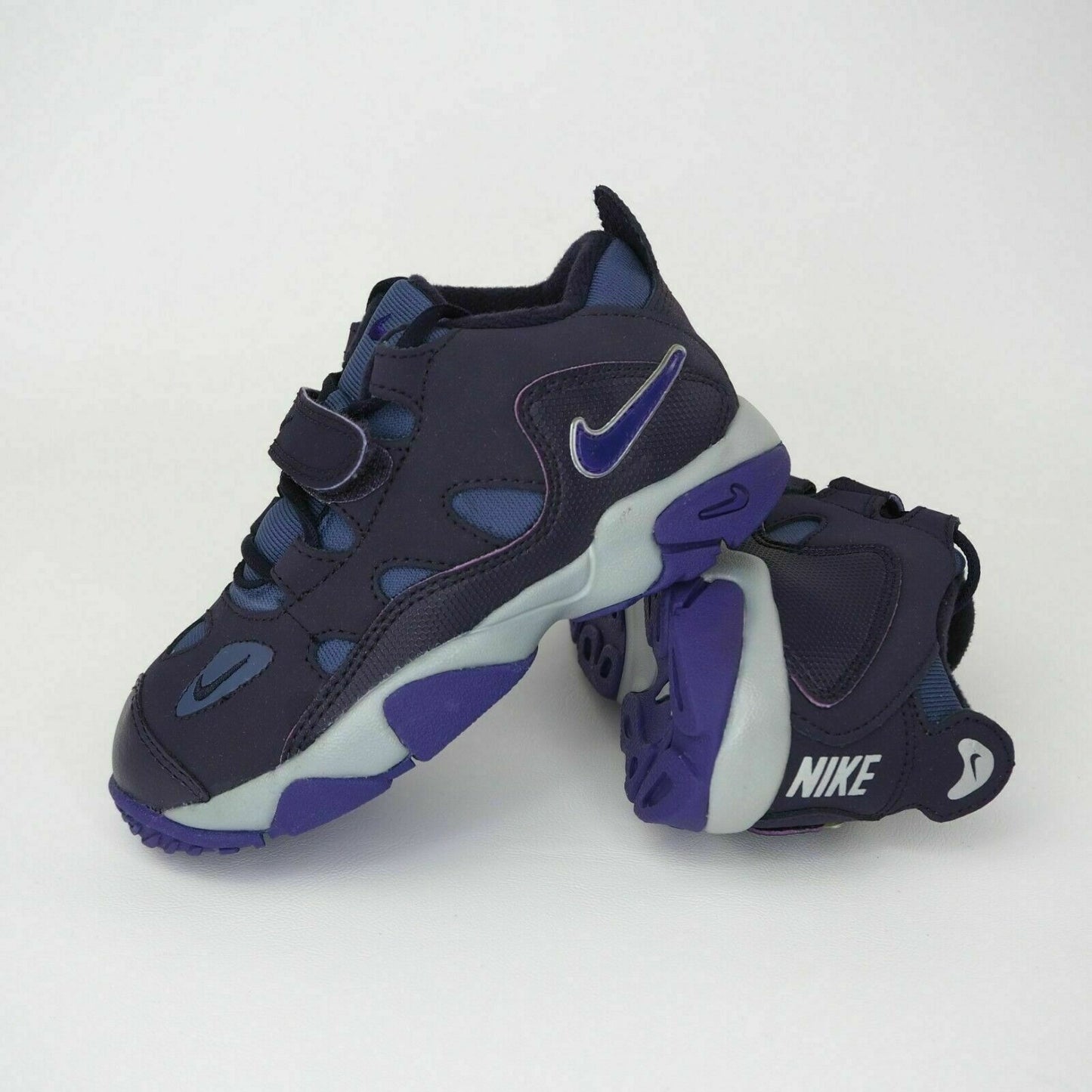 Nike Turf Raider TD 599815 500 Toddler Shoes Purple Blue Sneakers Leather SZ 4.5