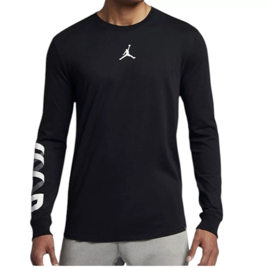 Nike Air Jordan 883877 010 Air up Men's Shirt Dri-Fit Basketball Black SZ 2XL