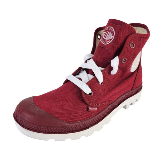 Palladium Blanc Hi 72886606 Vapor Rio Red Hiking Canva Size 5 Men = 6.5 Women