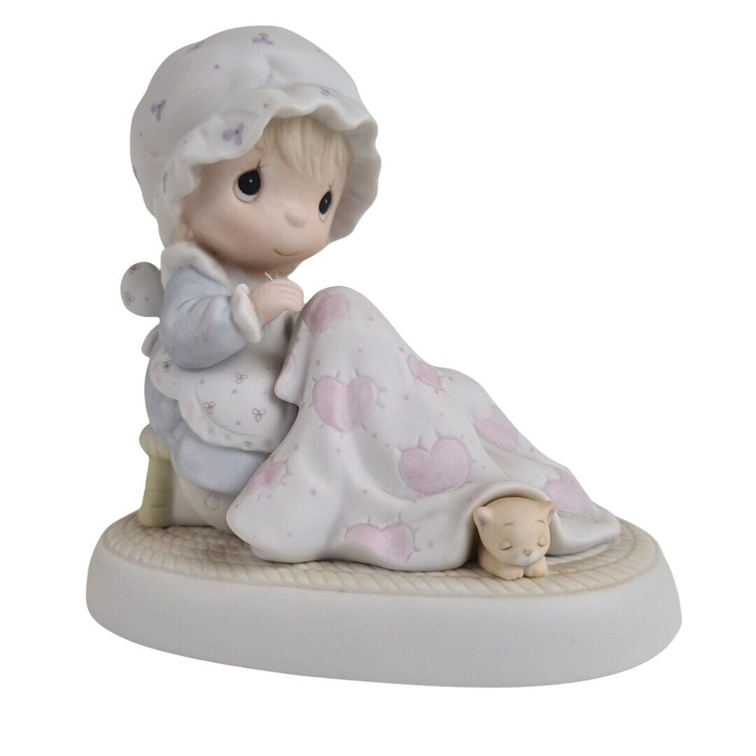 Precious Moments 12009 Love Covers All Porcelain Figurine Collectible Retired