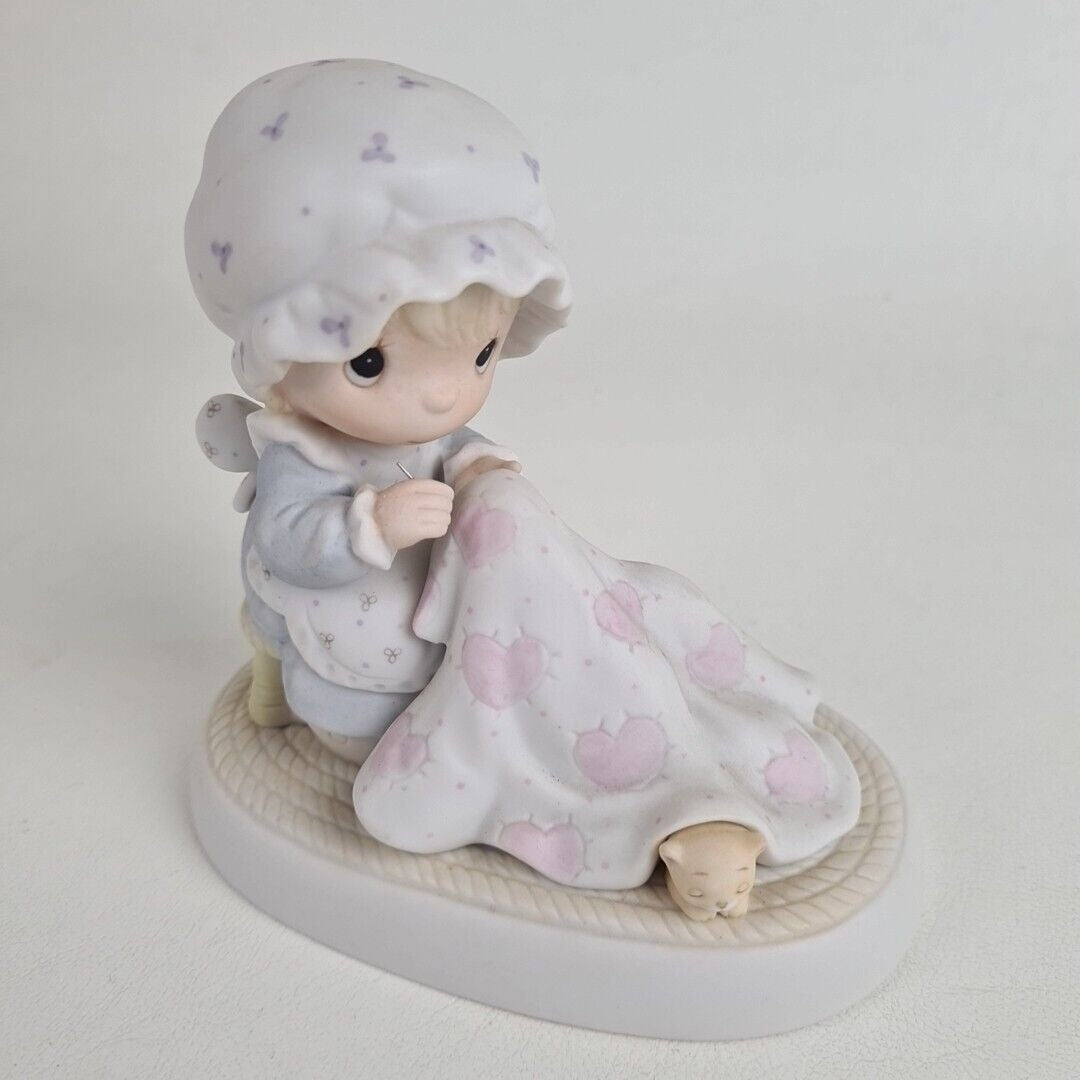 Precious Moments 12009 Love Covers All Porcelain Figurine Collectible Retired