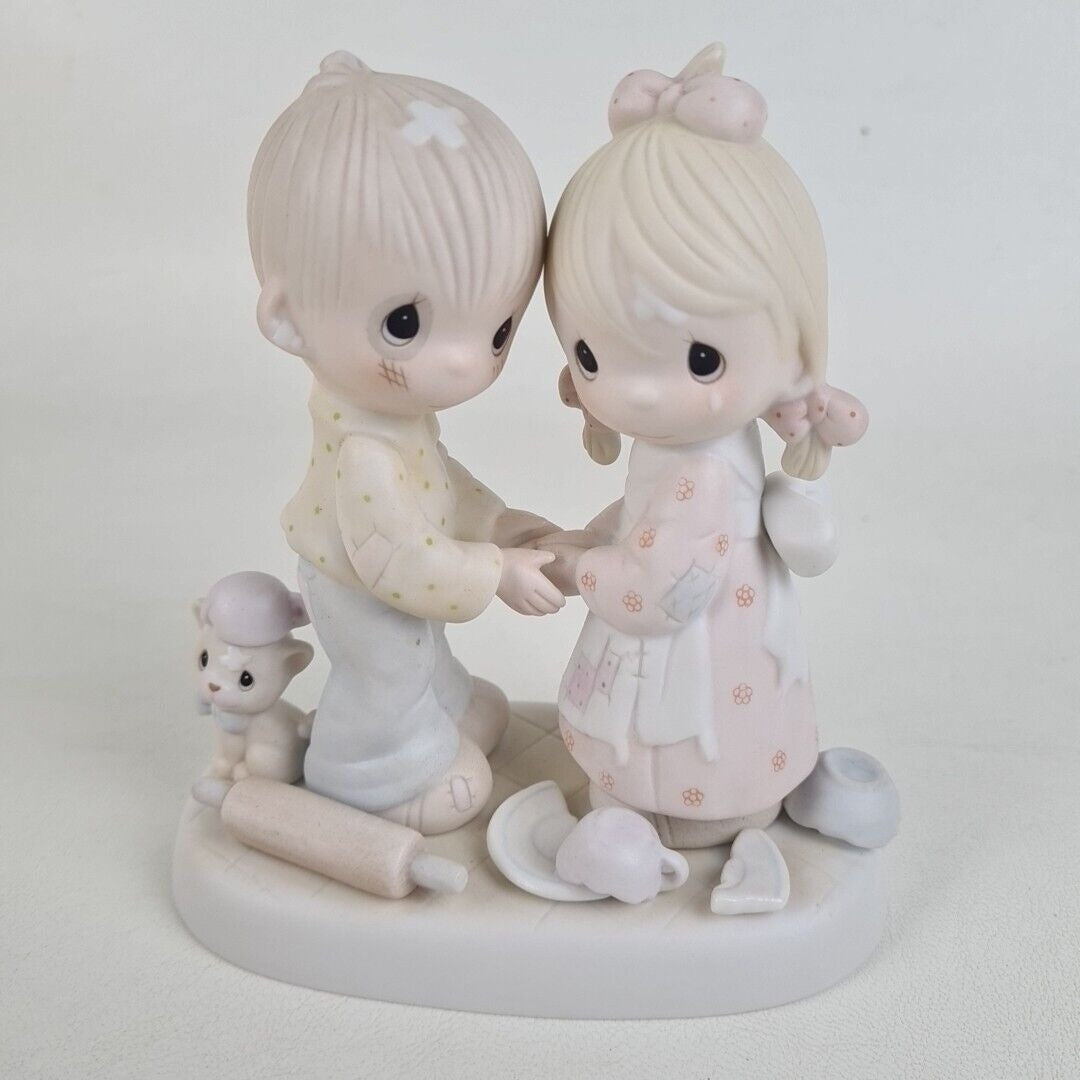 Precious Moments E-9252 Forgiving Is Forgetting Porcelain Figurine Retired