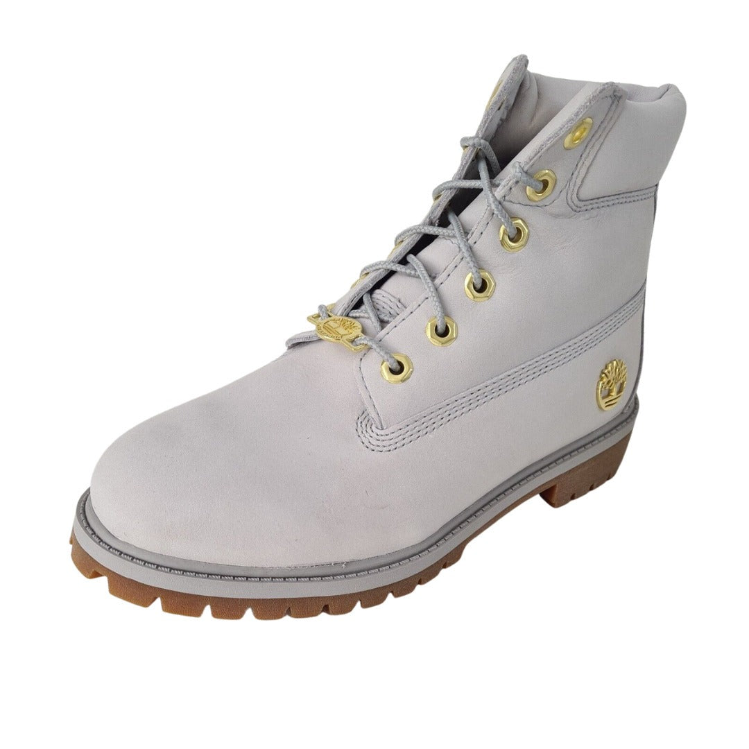 Timberland 6IN PREMIUM Junior Grey 0A43B2 Waterproof Boots Size 6 Y = 7.5 Women