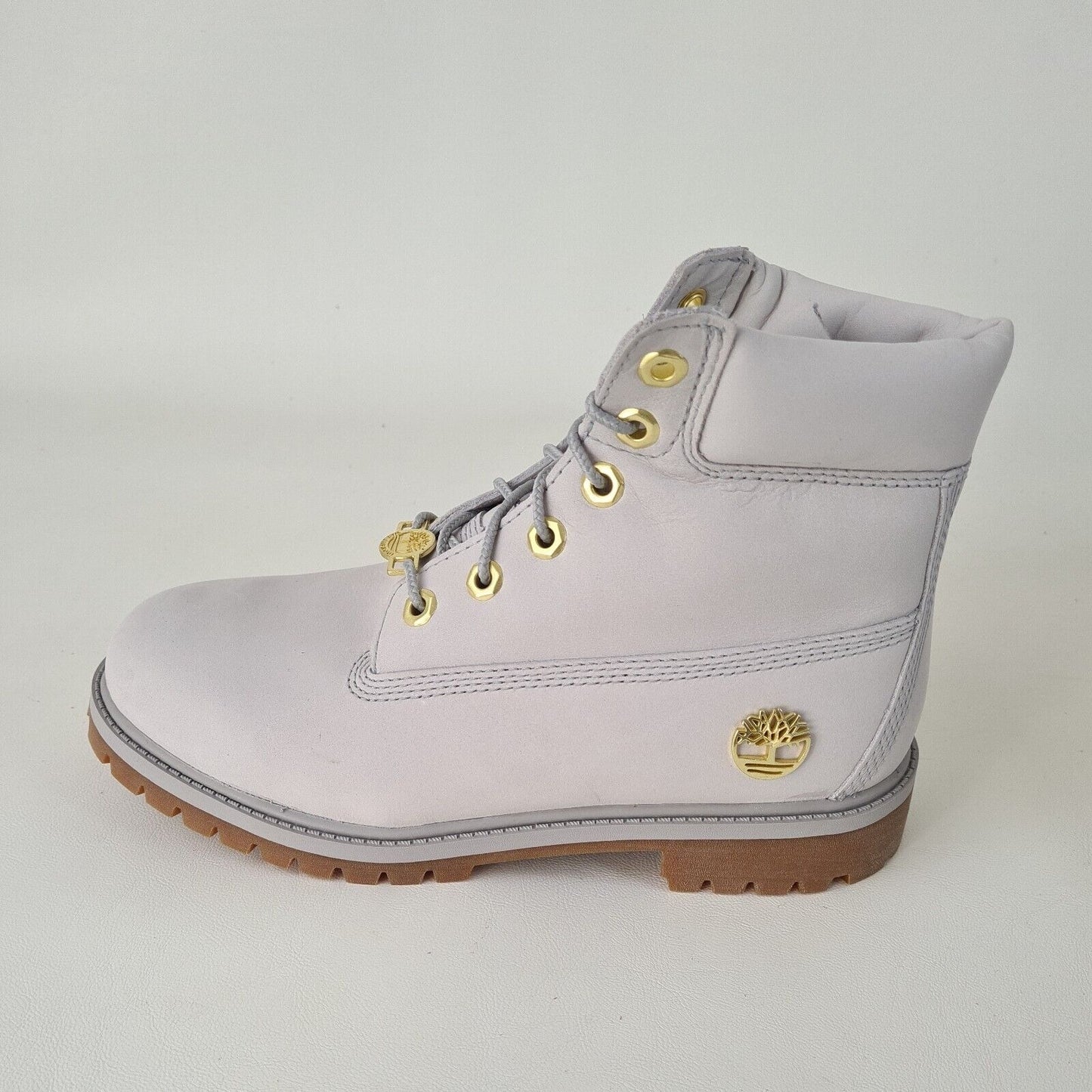 Timberland 6IN PREMIUM Junior Grey 0A43B2 Waterproof Boots Size 6 Y = 7.5 Women