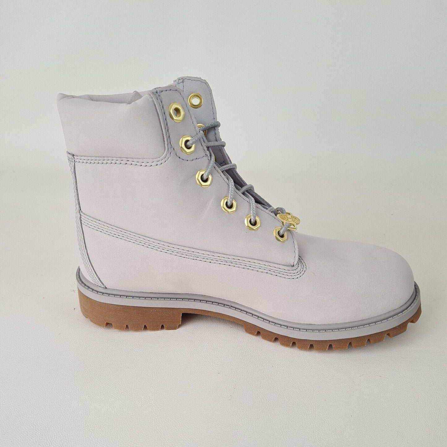 Timberland 6IN PREMIUM Junior Grey 0A43B2 Waterproof Boots Size 6 Y = 7.5 Women