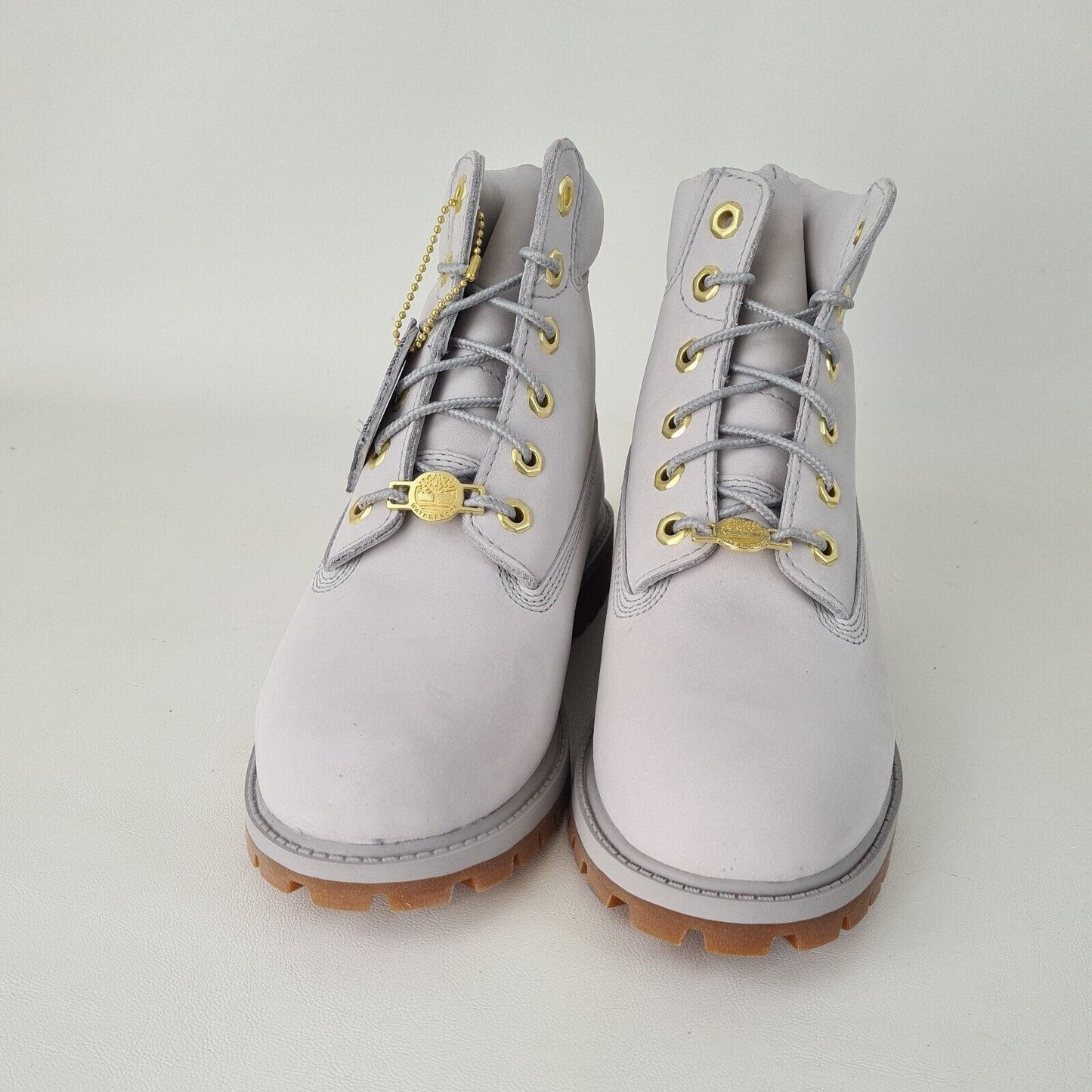 Timberland 6IN PREMIUM Junior Grey 0A43B2 Waterproof Boots Size 6 Y = 7.5 Women