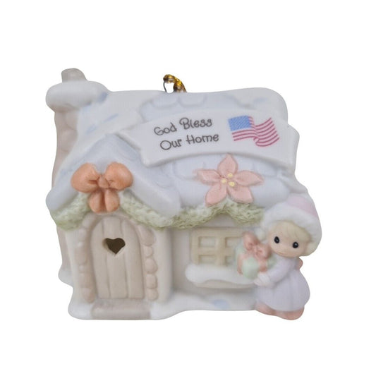 Precious Moments 150231 Sugar Town "God Bless Our House" Christmas Ornament