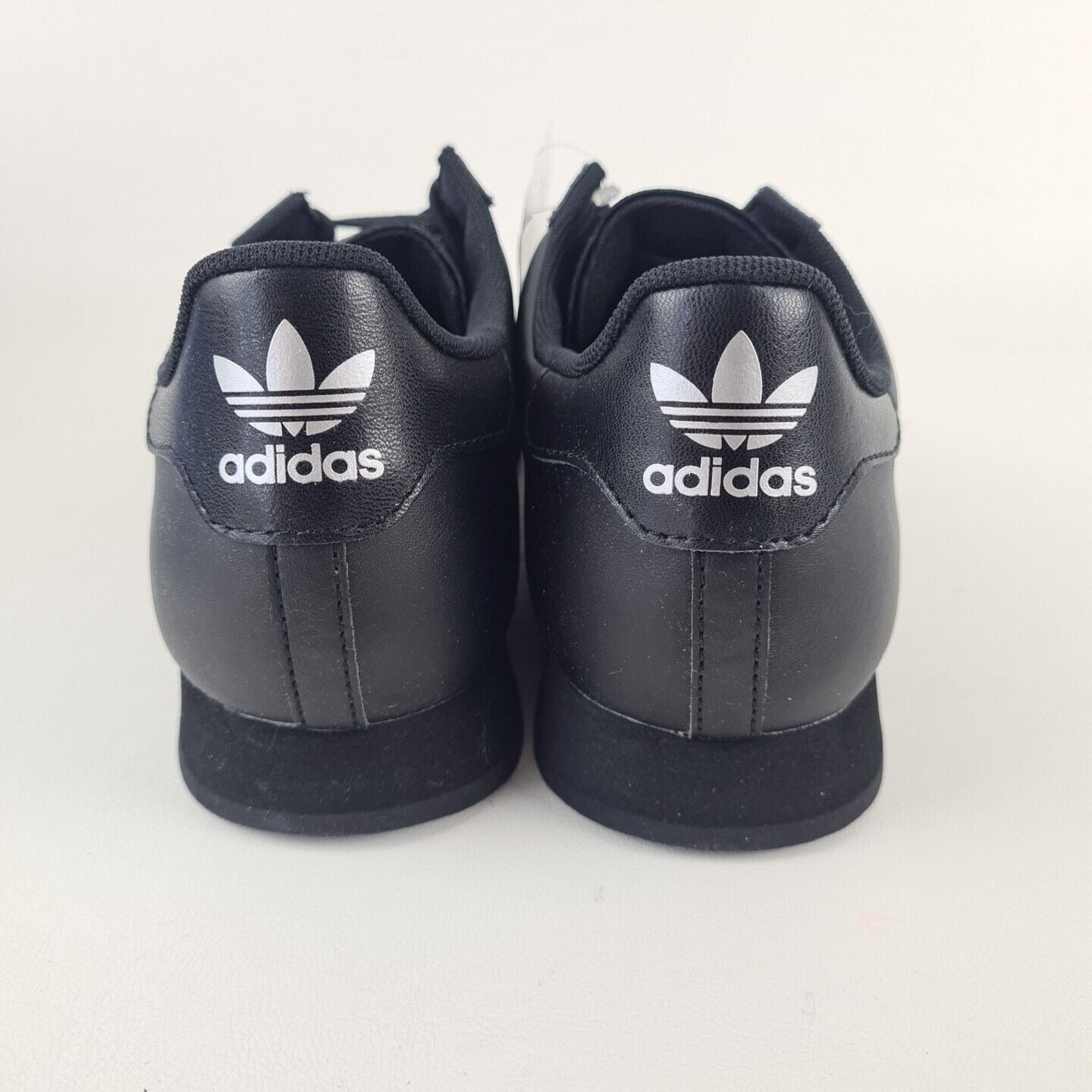 Adidas Samoa J Shoes Black Originals Leather G22610 Casual Size 6 Y = 7.5 Women