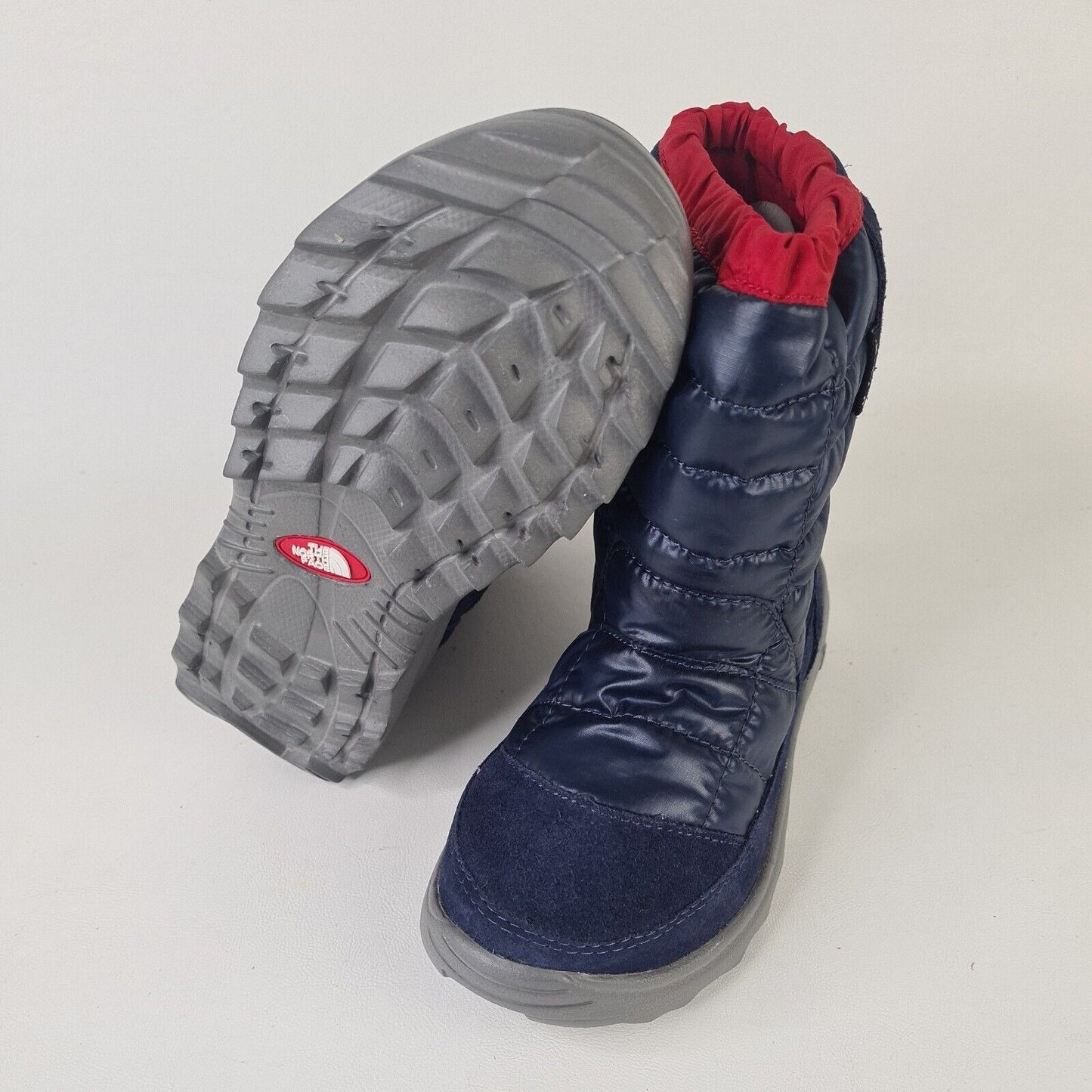 The North Face CXY3F0Z Winter Camp Blue Boots Waterproof Winter Snow Size Boys 6Y