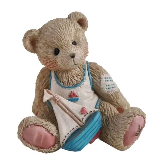 Cherished Teddies 914827 Smooth Sailing Arthur August Bear Figurine Vintage