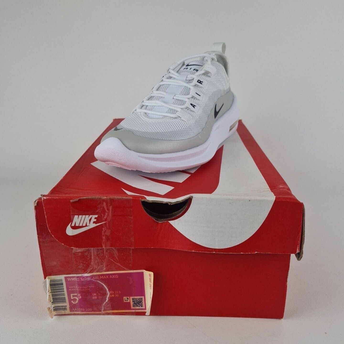 Nike Air Max Axis Running Shoes White AA2168 105 Sneakers Women Sports Size 5.5