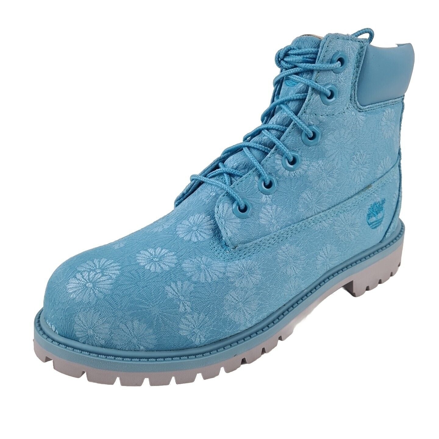 Timberland 6 IN Classic Boots TB0A174M Blue Floral Size 7 Girls = 8.5 Wmn