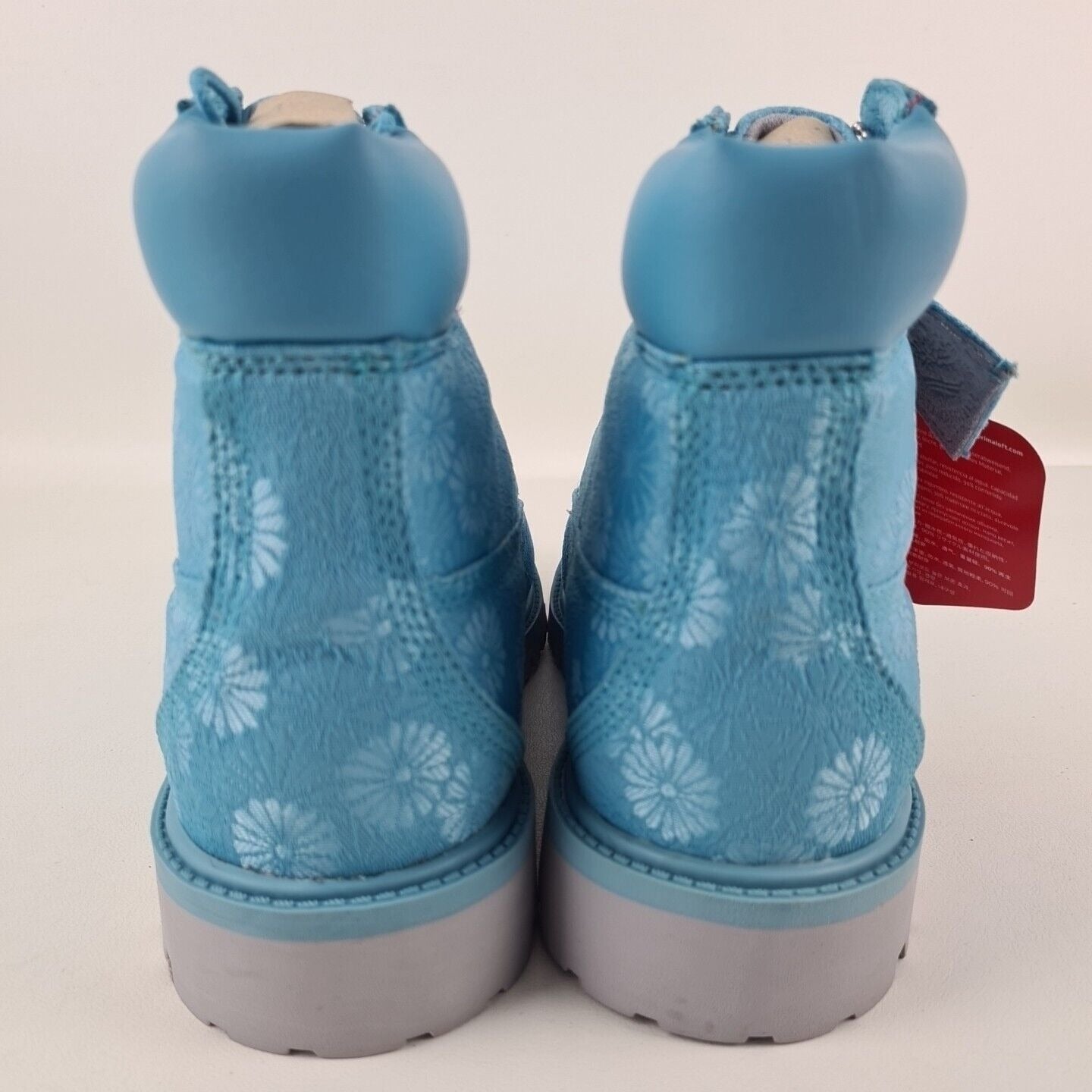 Timberland 6 IN Classic Boots TB0A174M Blue Floral Size 7 Girls = 8.5 Wmn