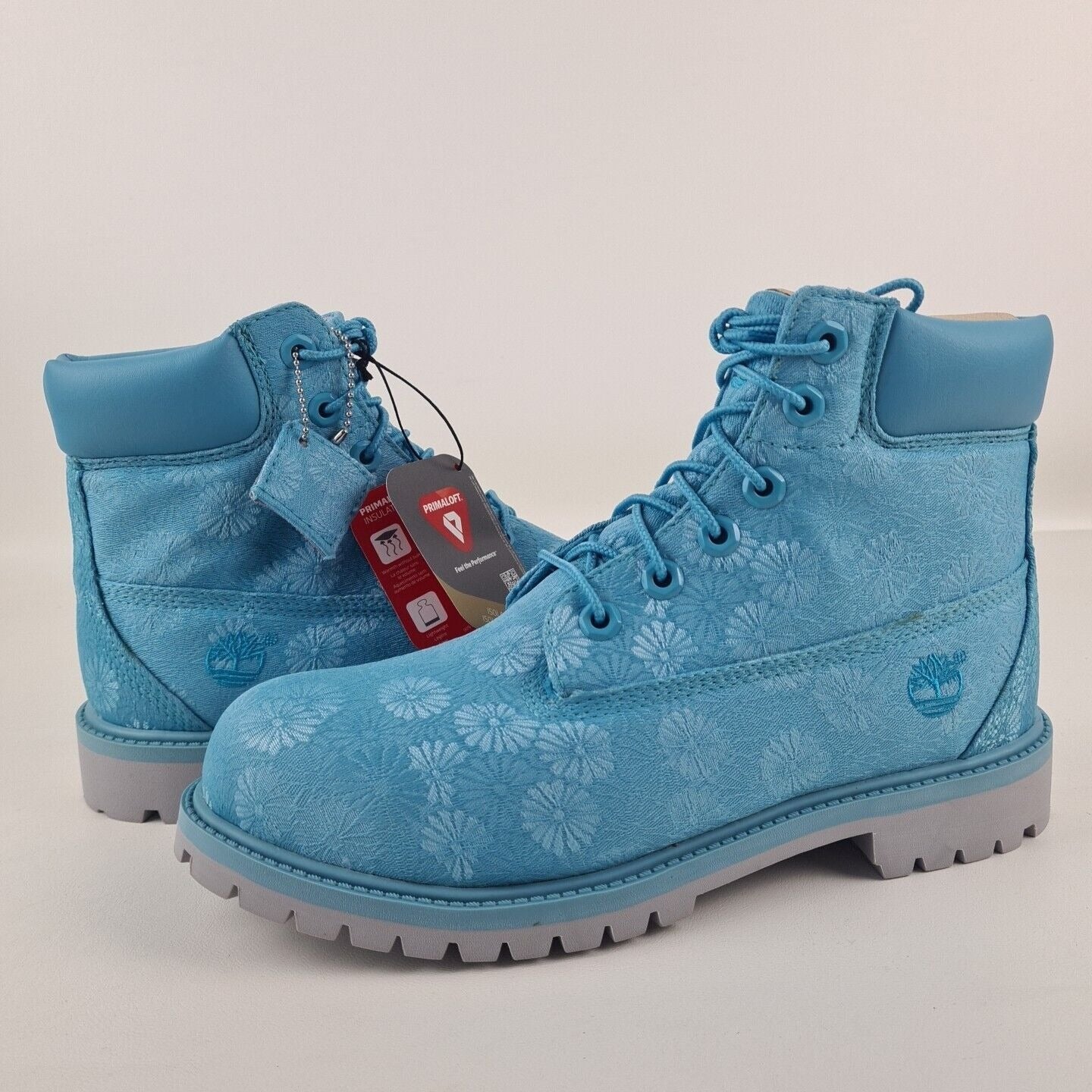 Timberland 6 IN Classic Boots TB0A174M Blue Floral Size 7 Girls = 8.5 Wmn