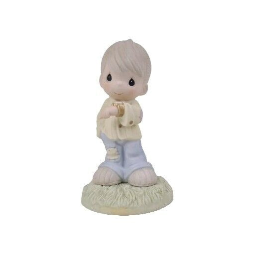 Precious Moments 325279 Wait Patiently On The Lord Porcelain Figurine Vintage