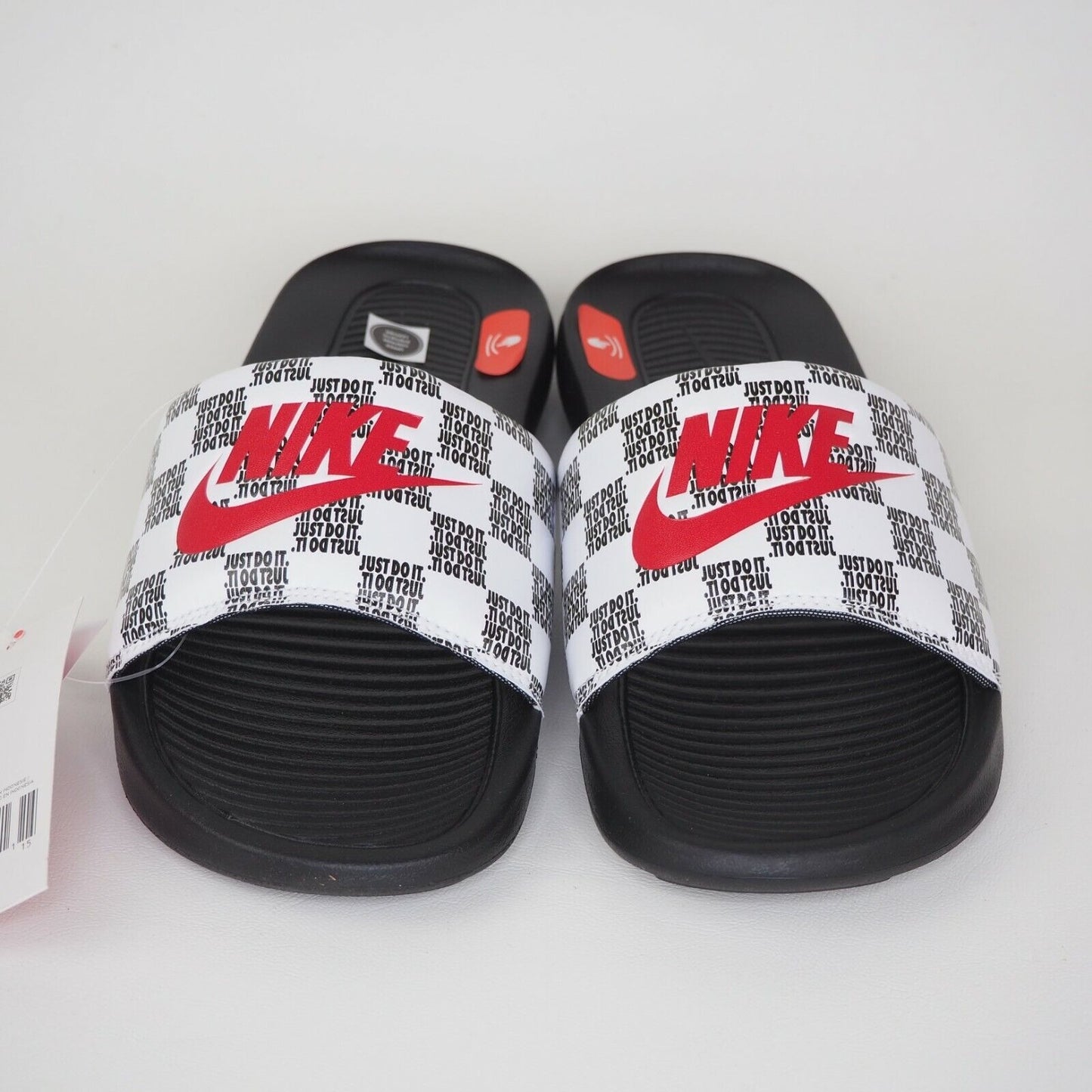 Nike Victori One Sports Slide Print White Black CN9678 102 Beach Sandals Size 7