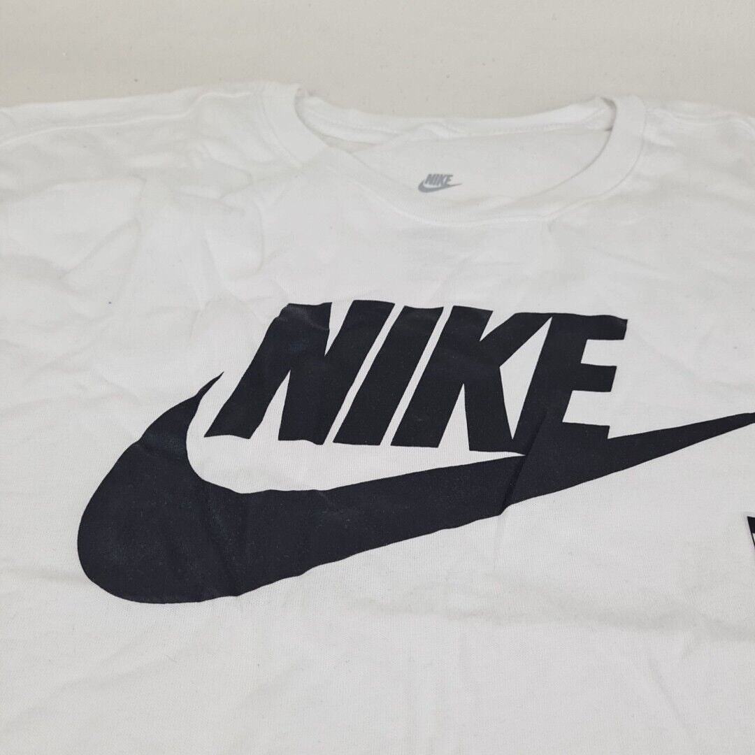 Nike 696707 104 Futura Tee White T shirt Men Sports Athletic Running Size 2XL