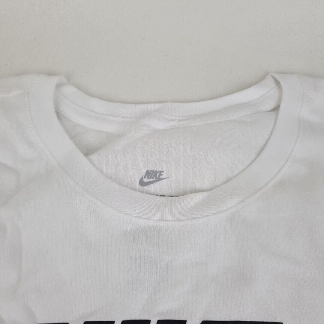 Nike 696707 104 Futura Tee White T shirt Men Sports Athletic Running Size 2XL