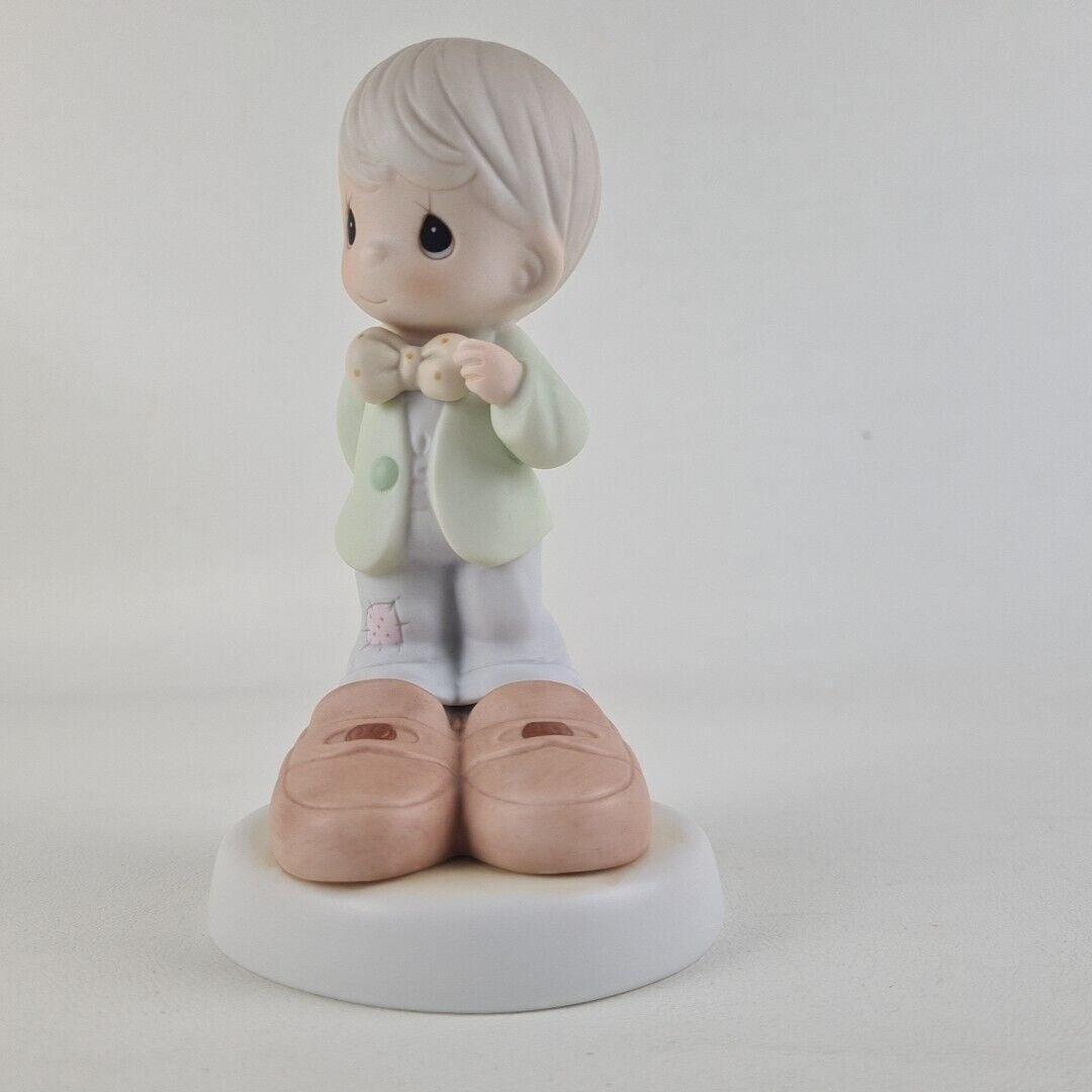 Precious Moments 532061 Who's Gonna Fill Your Shoes Porcelain Figurine Vintage