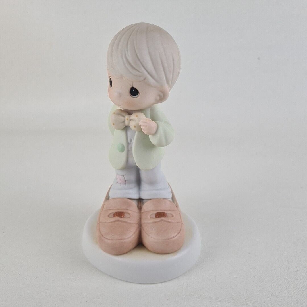 Precious Moments 532061 Who's Gonna Fill Your Shoes Porcelain Figurine Vintage