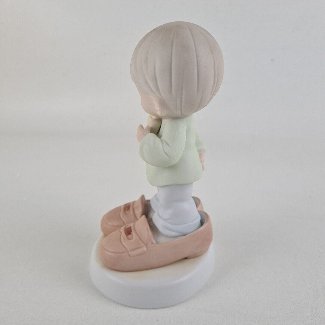 Precious Moments 532061 Who's Gonna Fill Your Shoes Porcelain Figurine Vintage