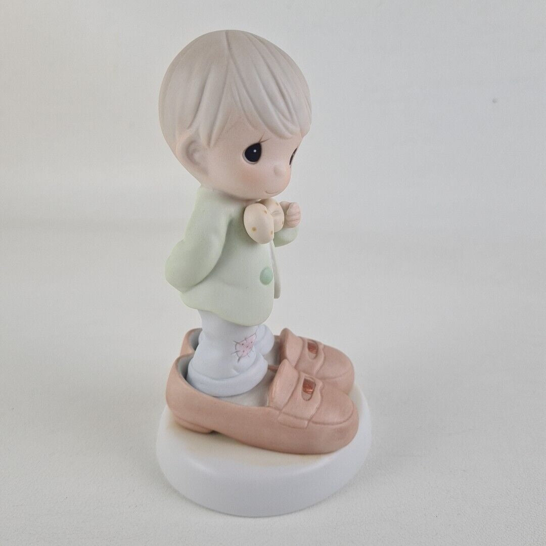 Precious Moments 532061 Who's Gonna Fill Your Shoes Porcelain Figurine Vintage