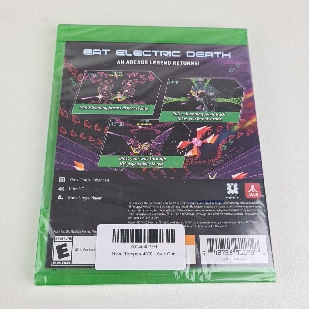 Tempest 400 - Microsoft Xbox One Enhanced New Factory Sealed 4K Ultra HD