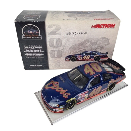 STERLING MARLIN #40 Coors Original HISTORICAL SERIES 2001 Intrepid 1:24 ACTION