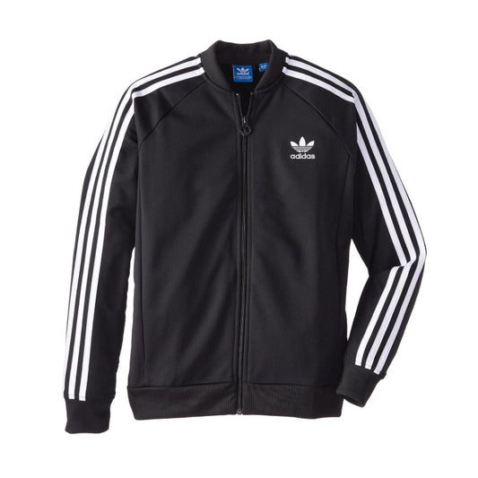 adidas Originals Adi Trefoil Superstar Track Black Jacket M66354 Kids Size L