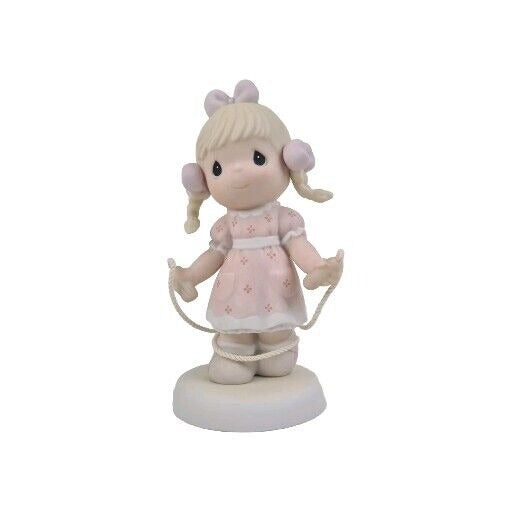 Precious Moments PM991 Jumping For Joy Porcelain Figurine Members Only Vintage