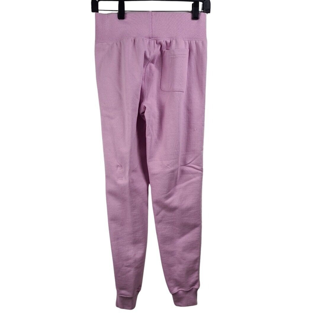 Champion Y08081 Women Pink Reverse Weave Fleece Joggers Sweatpants Size L