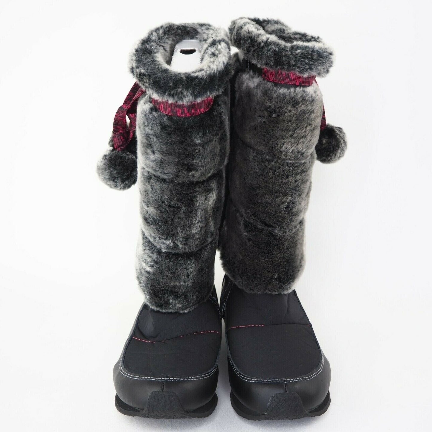 TIMBERLAND Winterberry Tall Fur Boot Black Suede 59994 Sz Girls 5.5 Y = 7 Wmns