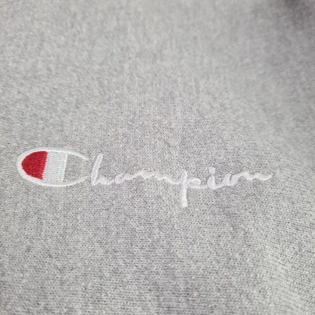 Champion Y08008 806 Women's Reverse Weave Fleece Pullover Grey Hoodie Size M