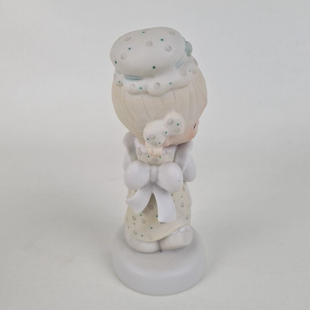 Precious Moments E-7157 THERE IS JOY IN SERVING JESUS Waitress Food Figurine