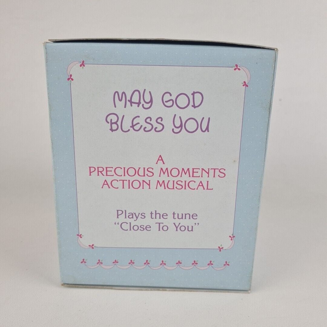 Precious Moments 560375 May God Bless You Action Musical Close To You Vintage