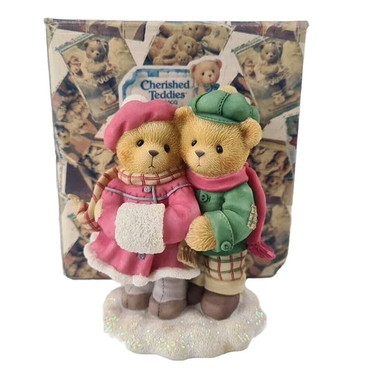 Cherished Teddies 533874 "When I Count My Blessings, I Count You Twice" Figurine