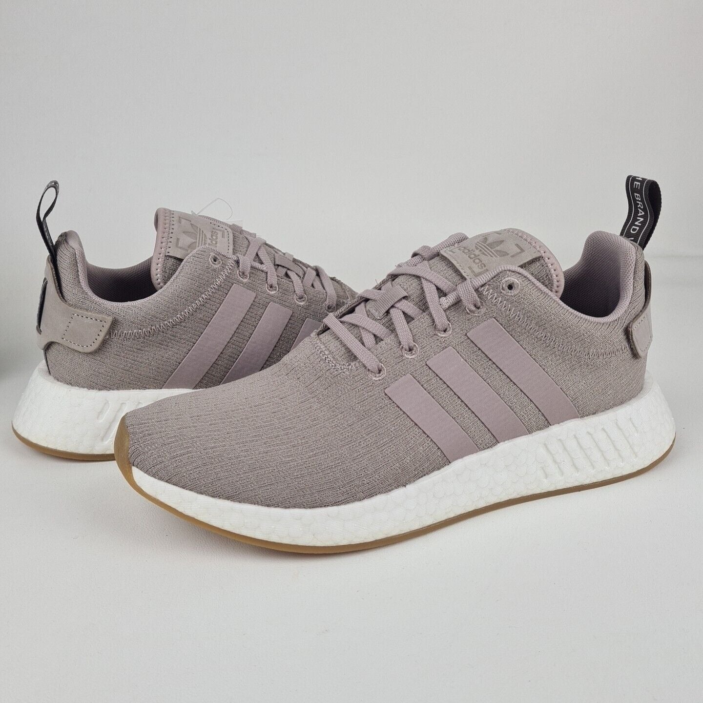 Adidas Original NMD R2 Grey Brown CQ2399 Mens Running Sneakers Shoe Size 8.5