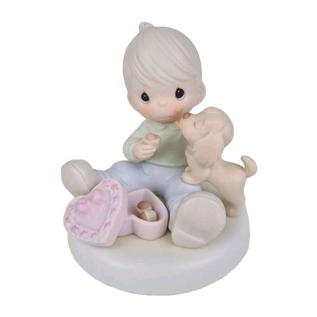 Enesco Precious Moments 526487 "Sharing Sweet Moments" Figurine Vintage