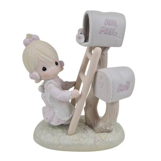 Precious Moments 523615 Good News Is So Uplifting Porcelain Figurine Vintage