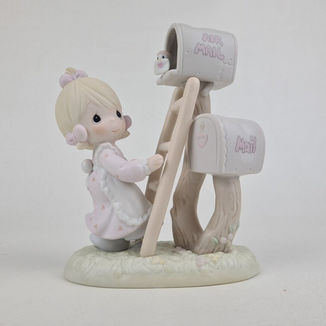 Precious Moments 523615 Good News Is So Uplifting Porcelain Figurine Vintage