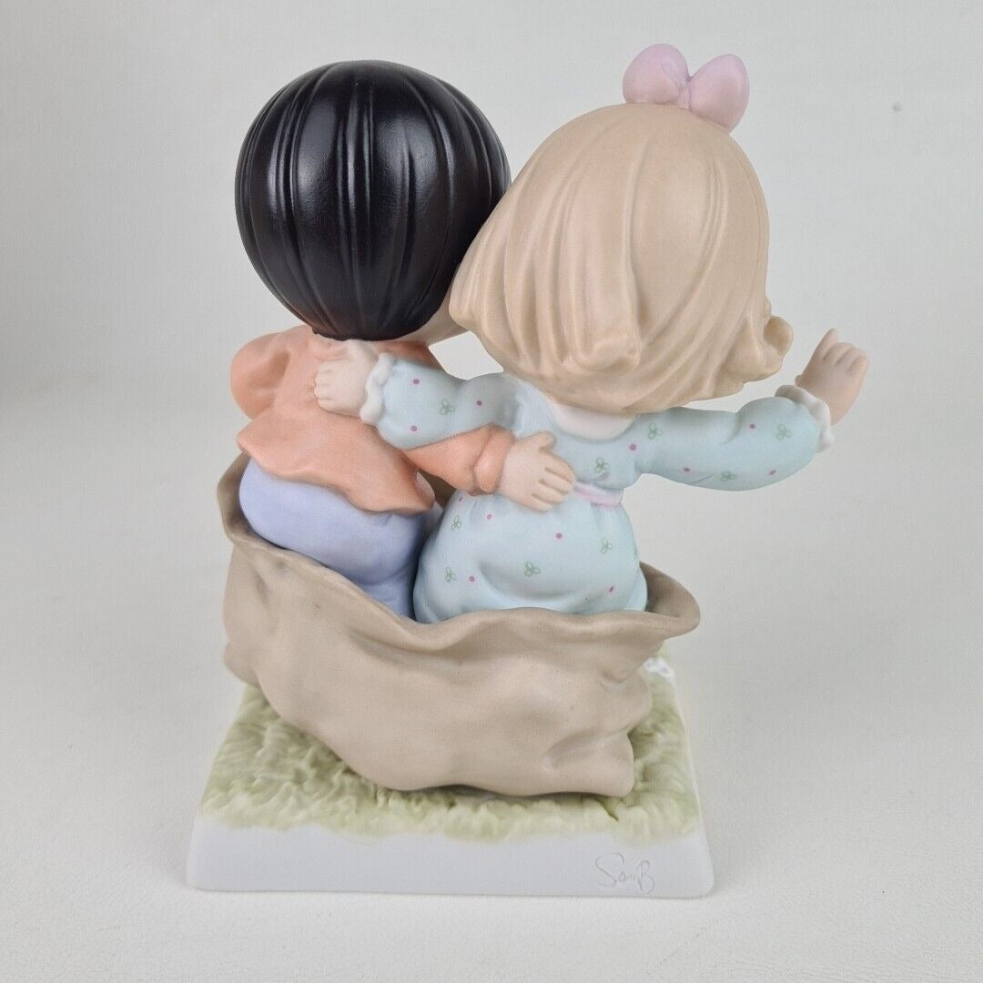 Precious Moments 635030 "I Couldn't Make It Without You" Boy & Girls Figurine