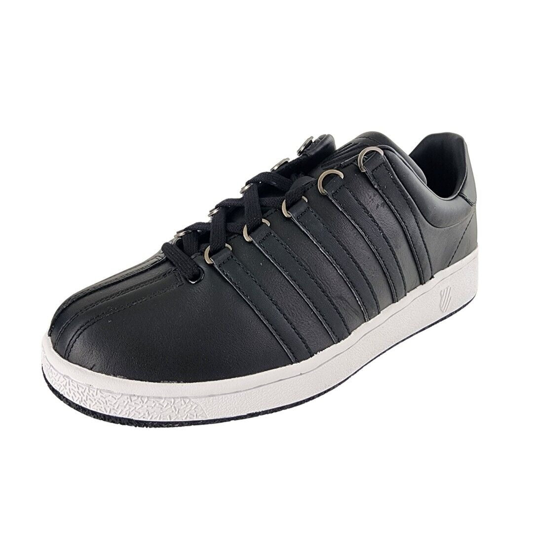 K-Swiss Classics VN 03343002 Men Shoes Sneakers Leather Athletic Black Size 10